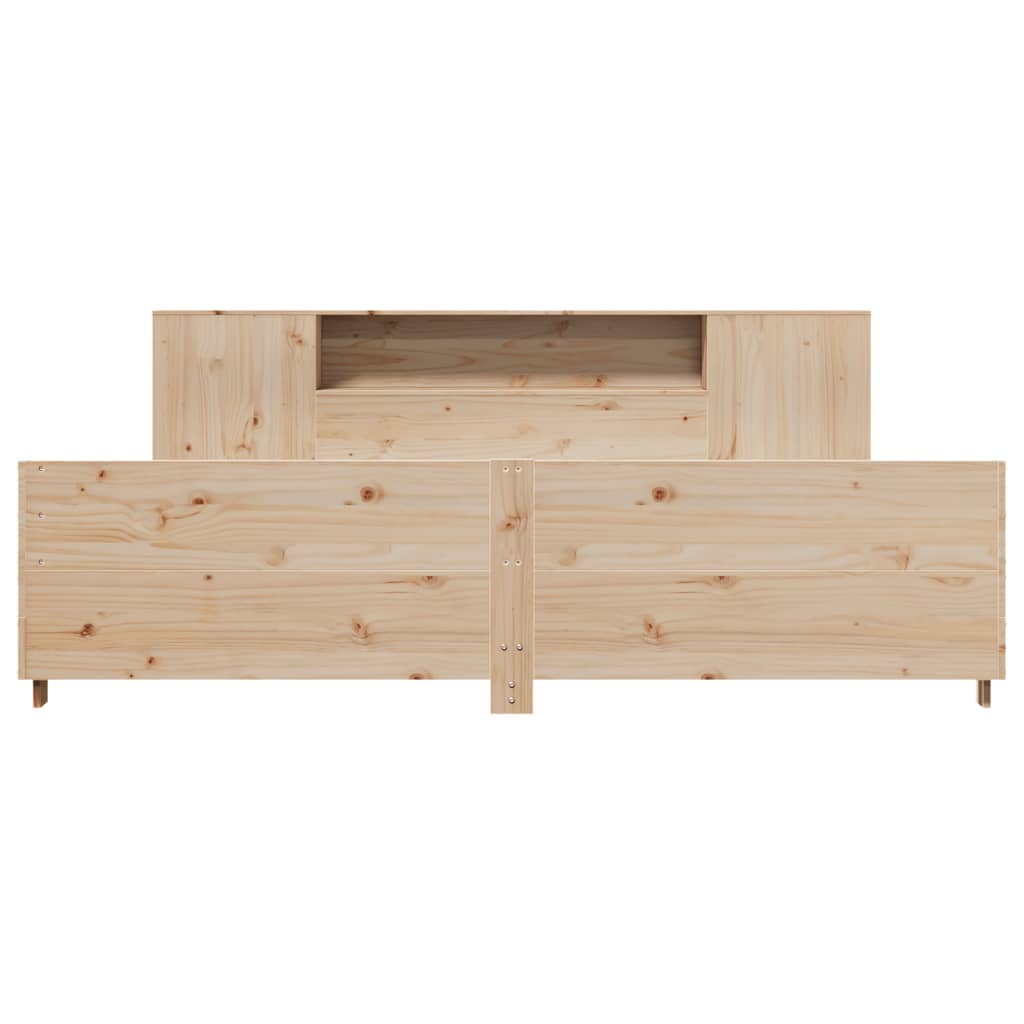 Bed Frame without Mattress 180x200 cm Super King Solid Wood Pine