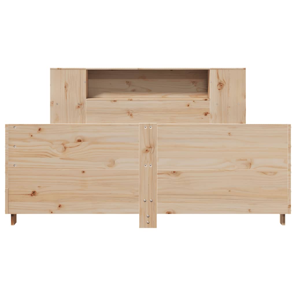 Bed Frame without Mattress 120x190 cm Small Double Solid Wood Pine