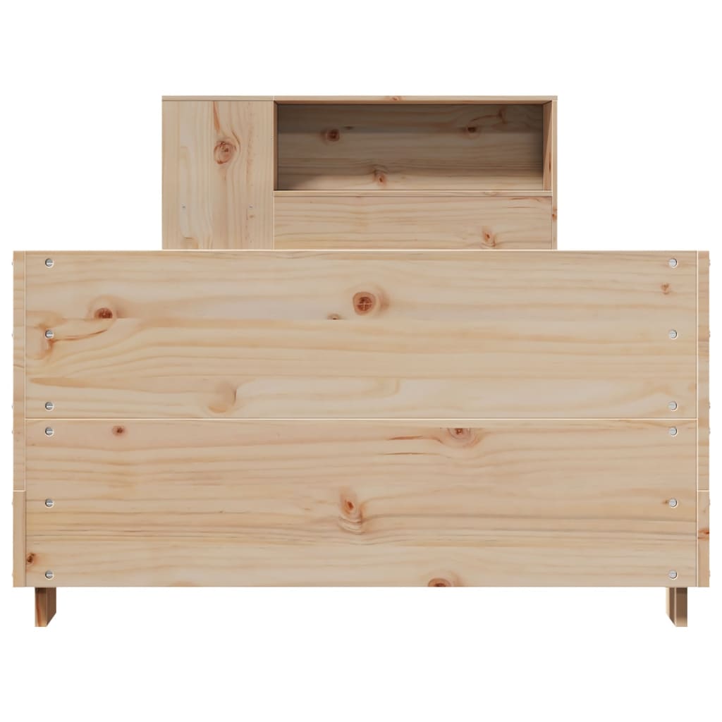 Bed Frame without Mattress 100x200 cm Solid Wood Pine