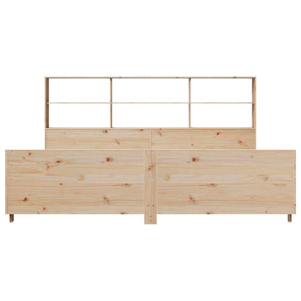 Bed Frame without Mattress 180x200 cm Super King Solid Wood Pine