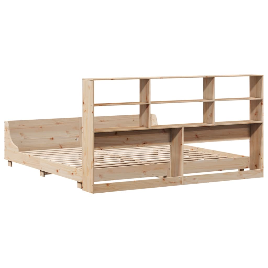 Bed Frame without Mattress 180x200 cm Super King Solid Wood Pine