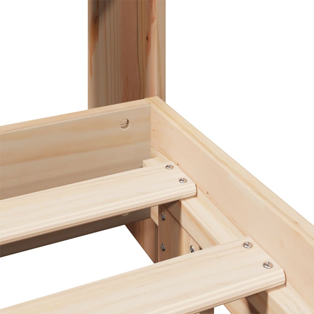 Bed Frame without Mattress 180x200 cm Super King Solid Wood Pine