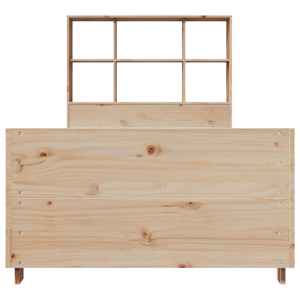 Bed Frame without Mattress 90x190 cm Single Solid Wood Pine