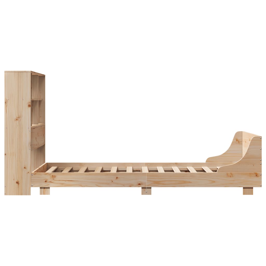 Bed Frame without Mattress 90x190 cm Single Solid Wood Pine