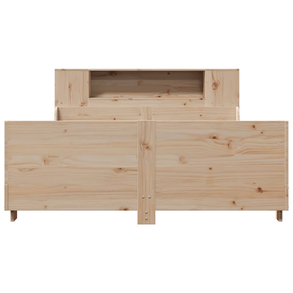 Bed Frame without Mattress 120x200 cm Solid Wood Pine