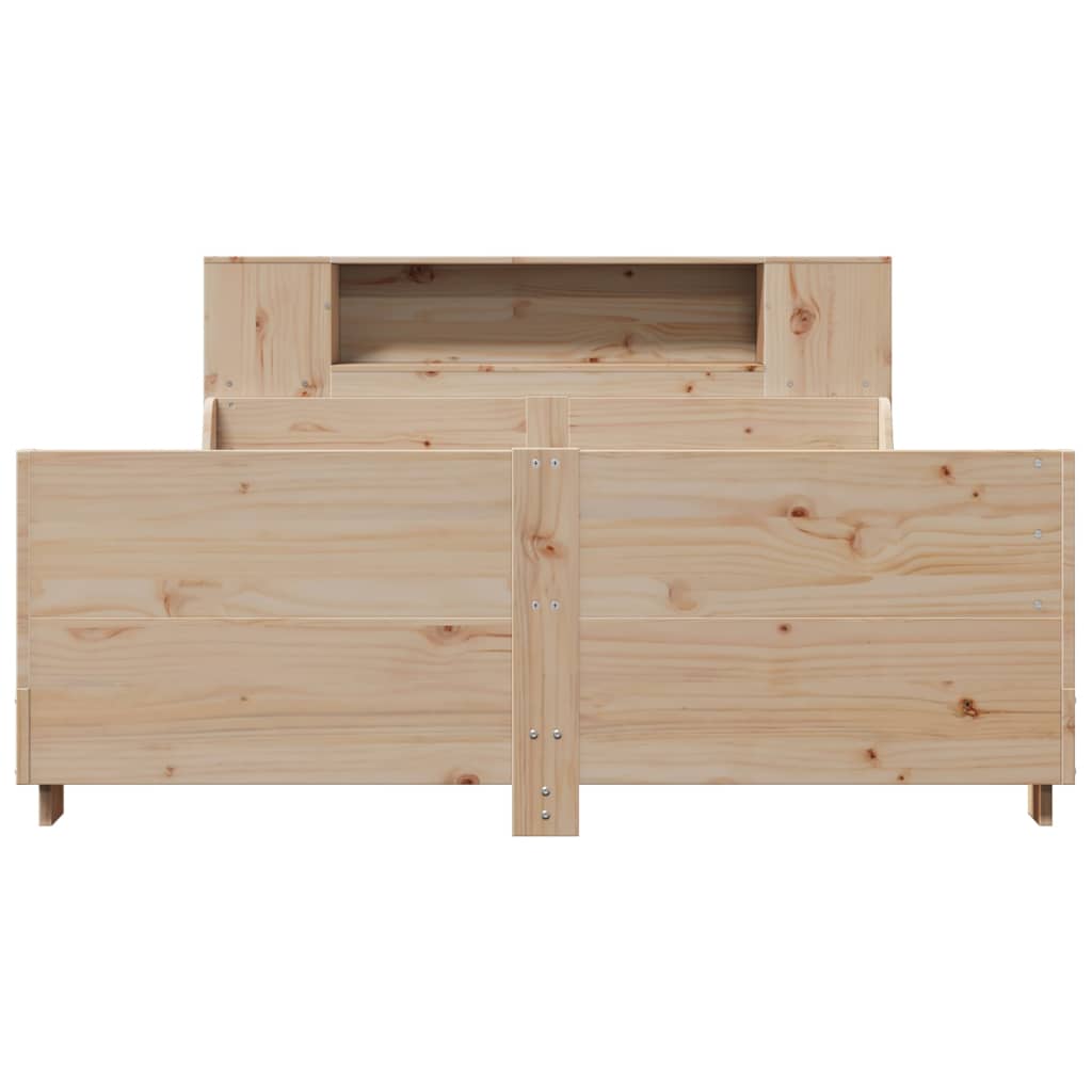 Bed Frame without Mattress 120x190 cm Small Double Solid Wood Pine