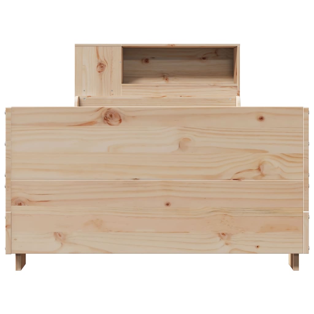 Bed Frame without Mattress 100x200 cm Solid Wood Pine