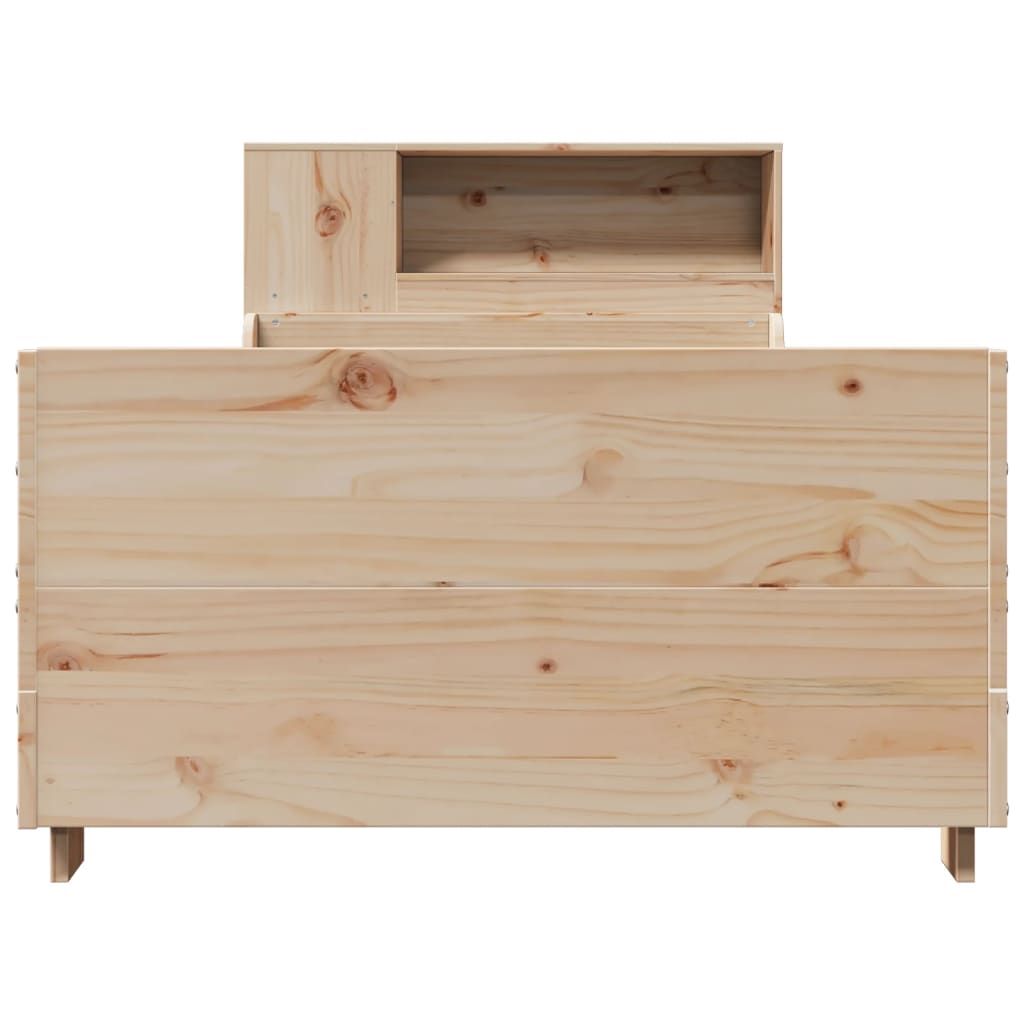 Bed Frame without Mattress 75x190 cm Small Single Solid Wood Pine