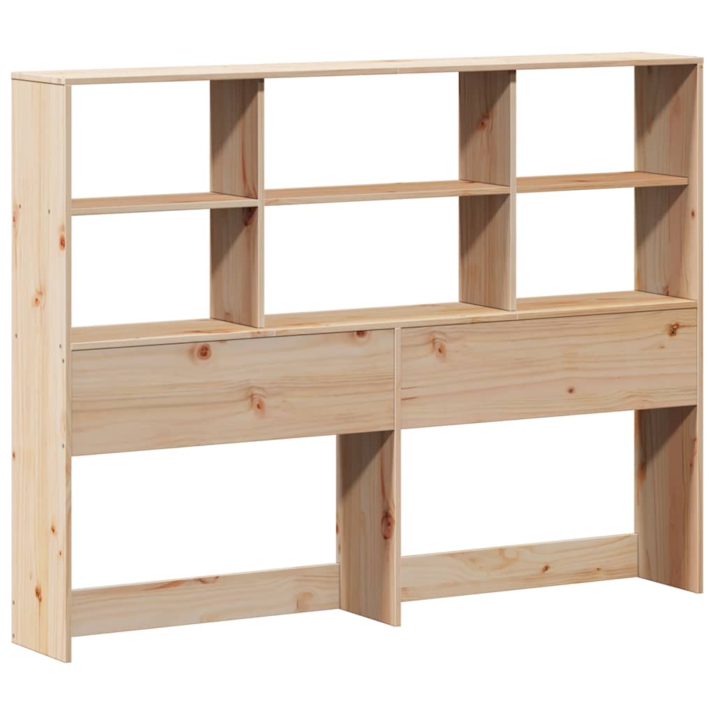 Bookcase Bed without Mattress 140x200 cm Solid Wood