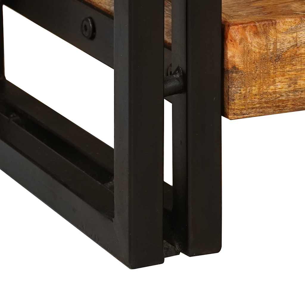 Console Tables 2 pcs Brown 160 x 33 x 75 cm Solid Mango wood