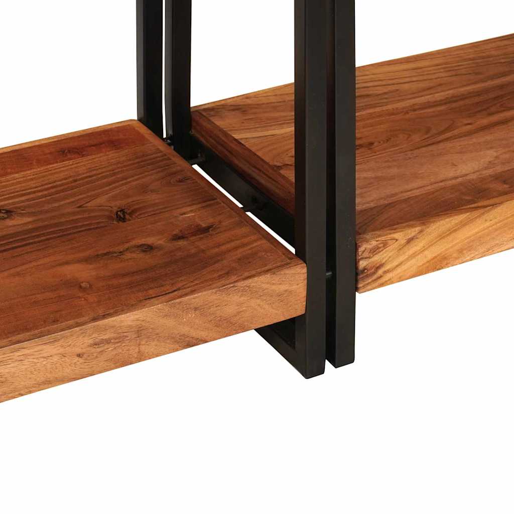 Console Tables 2 pcs Brown 160 x 33 x 75 cm Solid Acacia wood