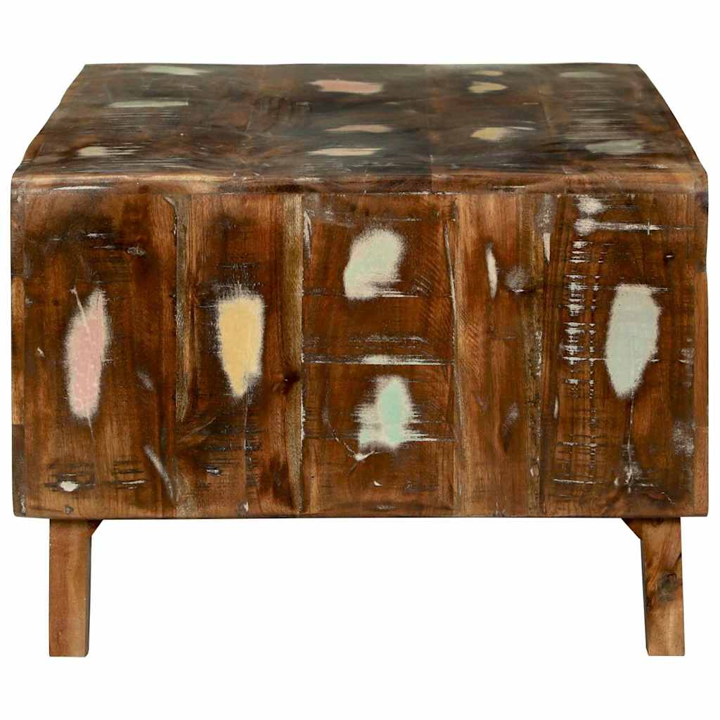 Coffee Table Multicolour 90 x 50 x 35 cm Solid reclaimed wood