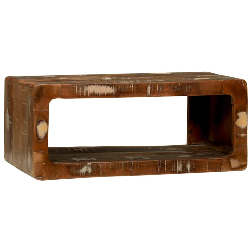 TV Cabinet with Shelf Multicolour Solid Reclaim wood