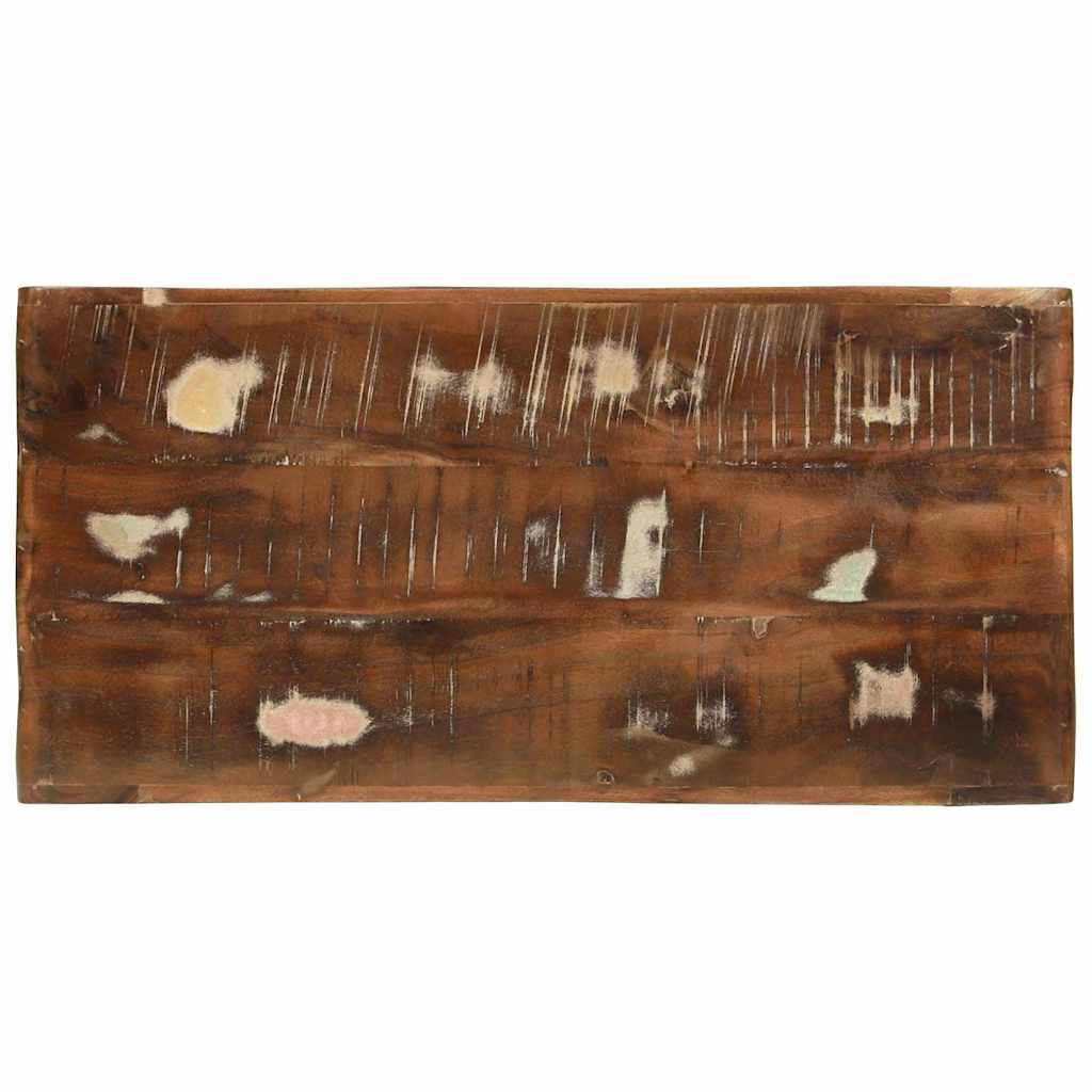 TV Cabinet with Shelf Multicolour Solid Reclaim wood