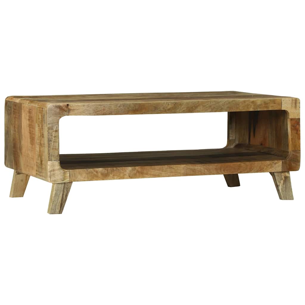 Coffee Table Brown 90 x 50 x 35 cm Solid rough mango wood