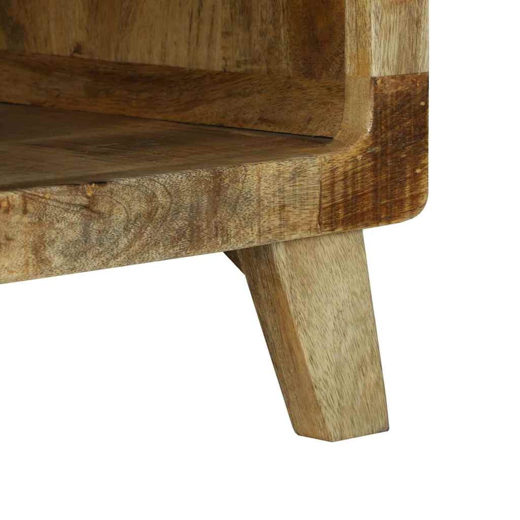 Coffee Table Brown 50 x 50 x 35 cm Solid rough mango wood