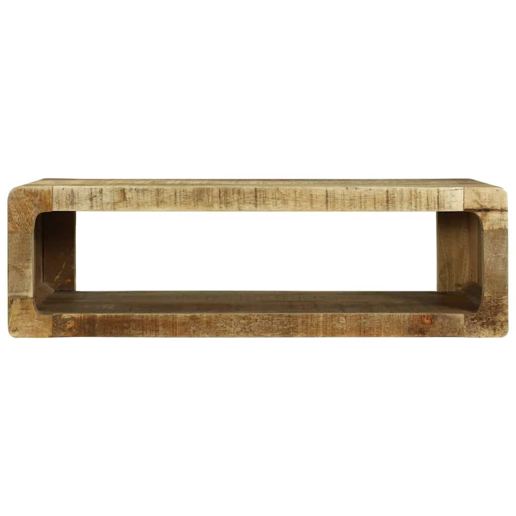 TV Cabinet with Shelf with Storage Brown Solid Mango wood