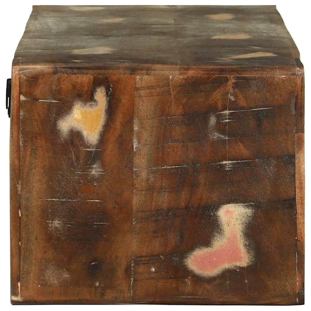 TV Cabinet with Shelf Multicolour Solid Reclaim wood