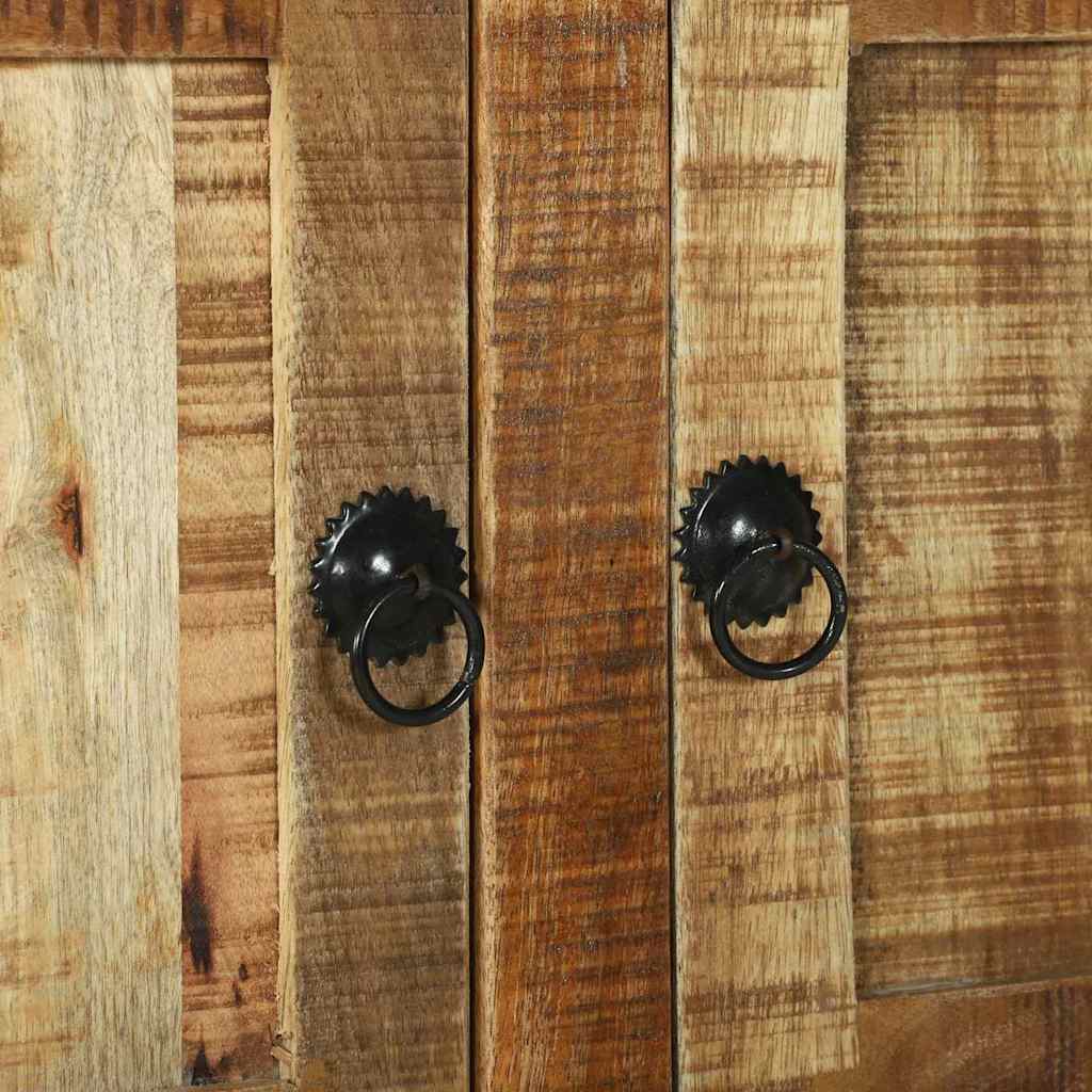 Coffee Table Brown 80 x 54 x 45 cm Solid rough mango wood