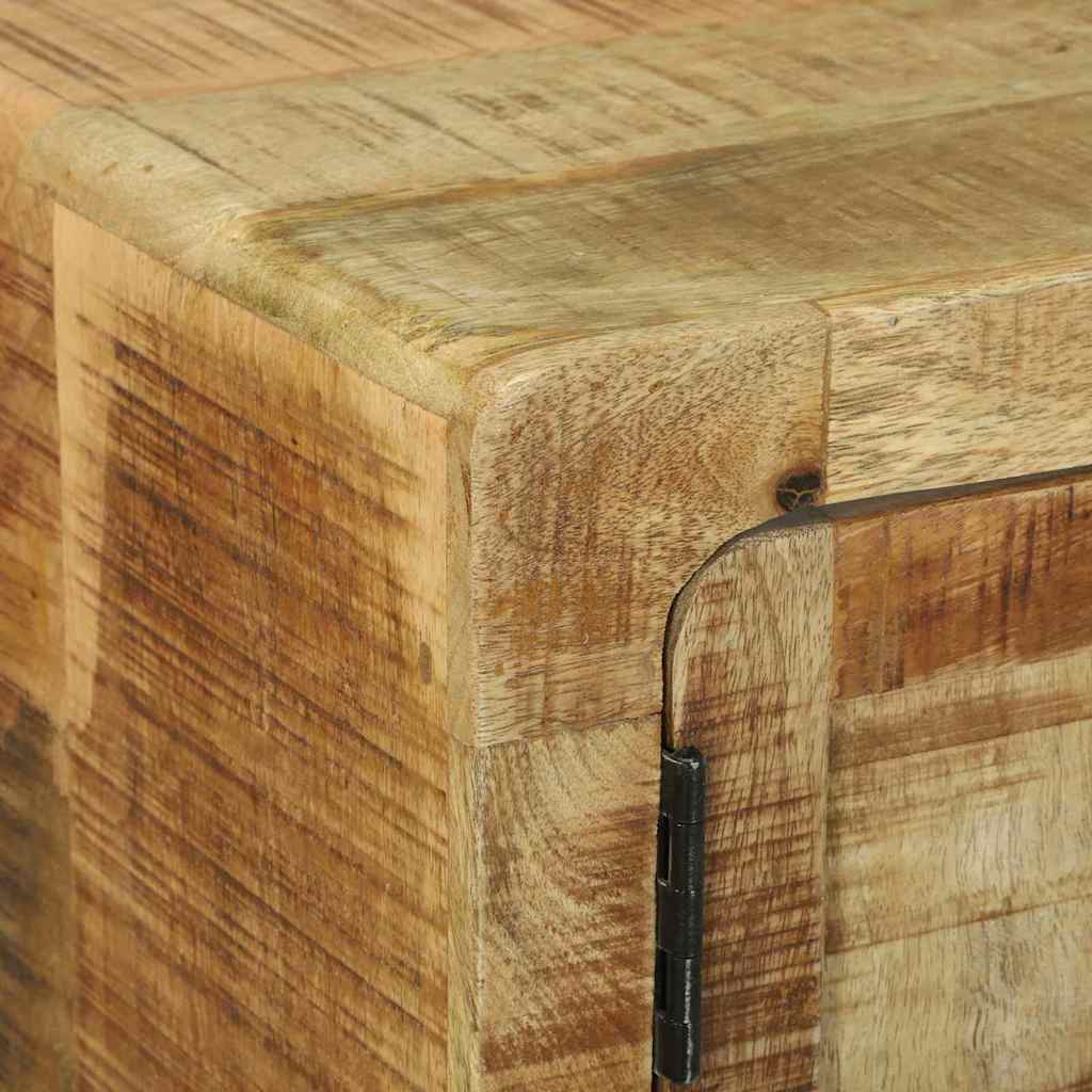 Coffee Table Brown 80 x 54 x 45 cm Solid rough mango wood