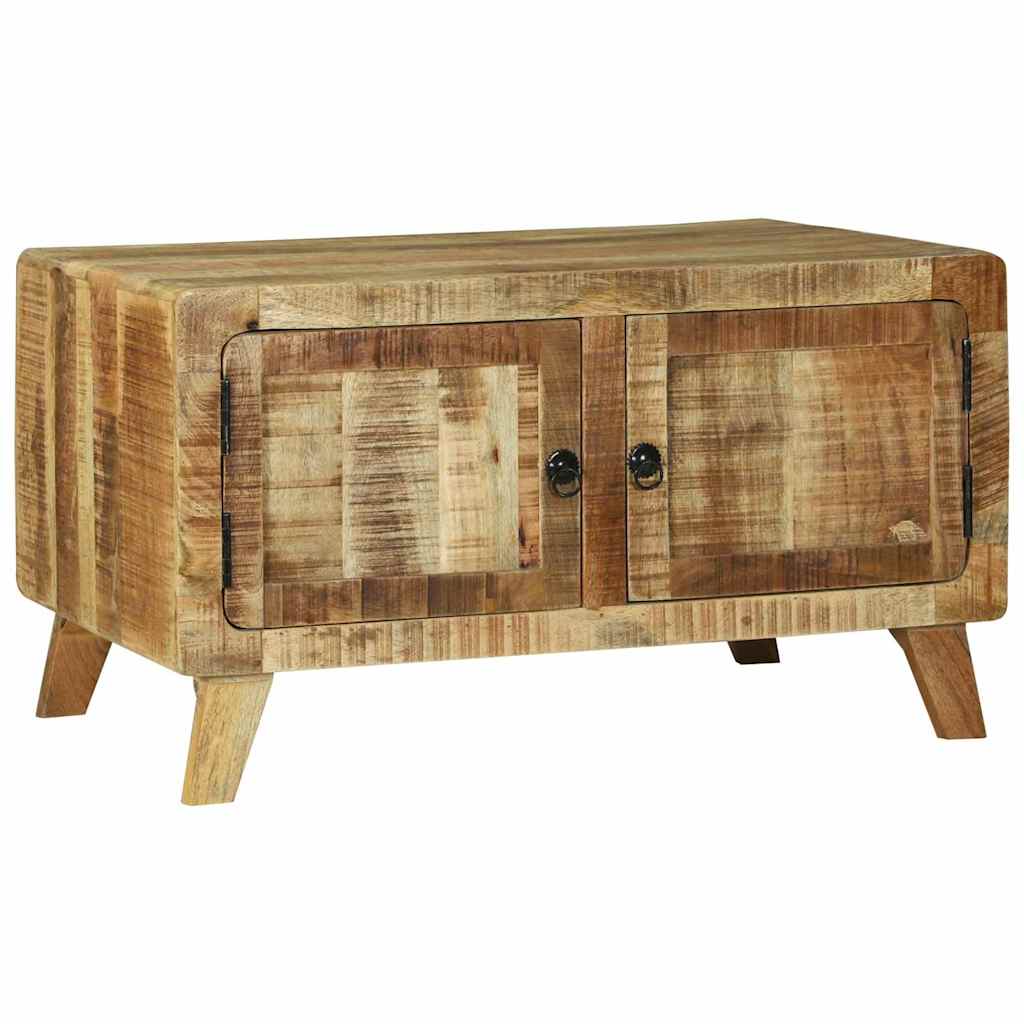 Coffee Table Brown 80 x 54 x 45 cm Solid rough mango wood