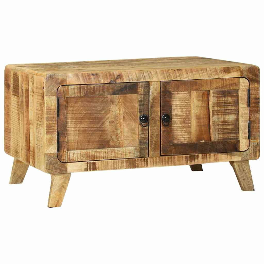 Coffee Table Brown 80 x 54 x 45 cm Solid rough mango wood