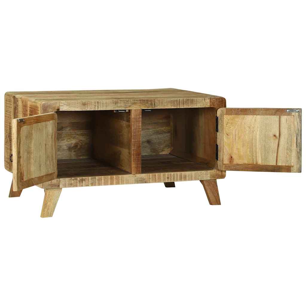 Coffee Table Brown 80 x 54 x 45 cm Solid rough mango wood