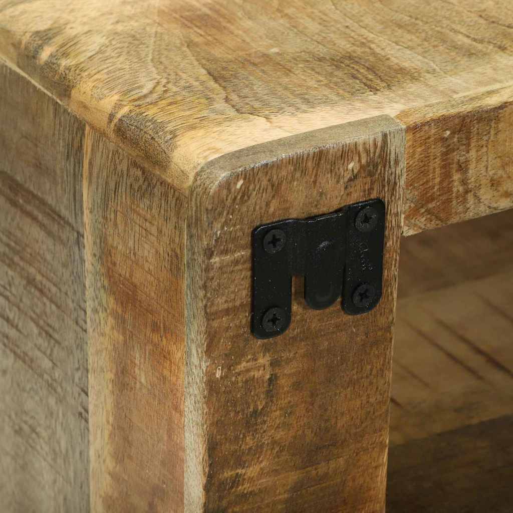 TV Cabinet Set 3 pcs Brown 100 x 30 x 32 cm Solid Mango wood