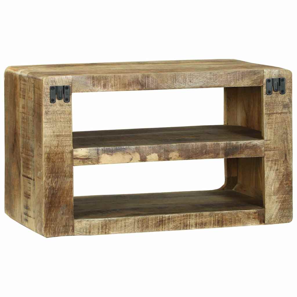 TV Cabinet with Shelf Brown 60 x 32 x 36 cm Solid Mango wood