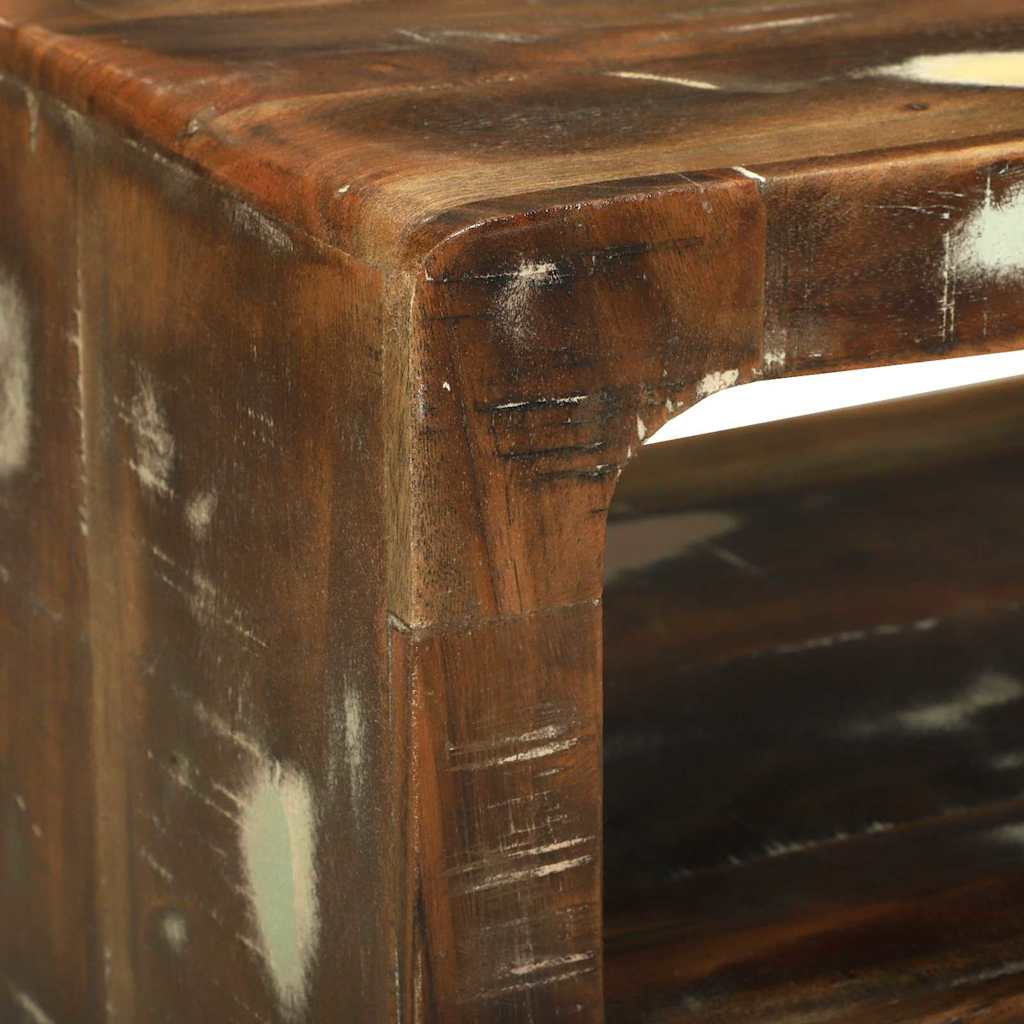 TV Cabinet Multicolour 60 x 32 x 36 cm Solid Reclaim wood