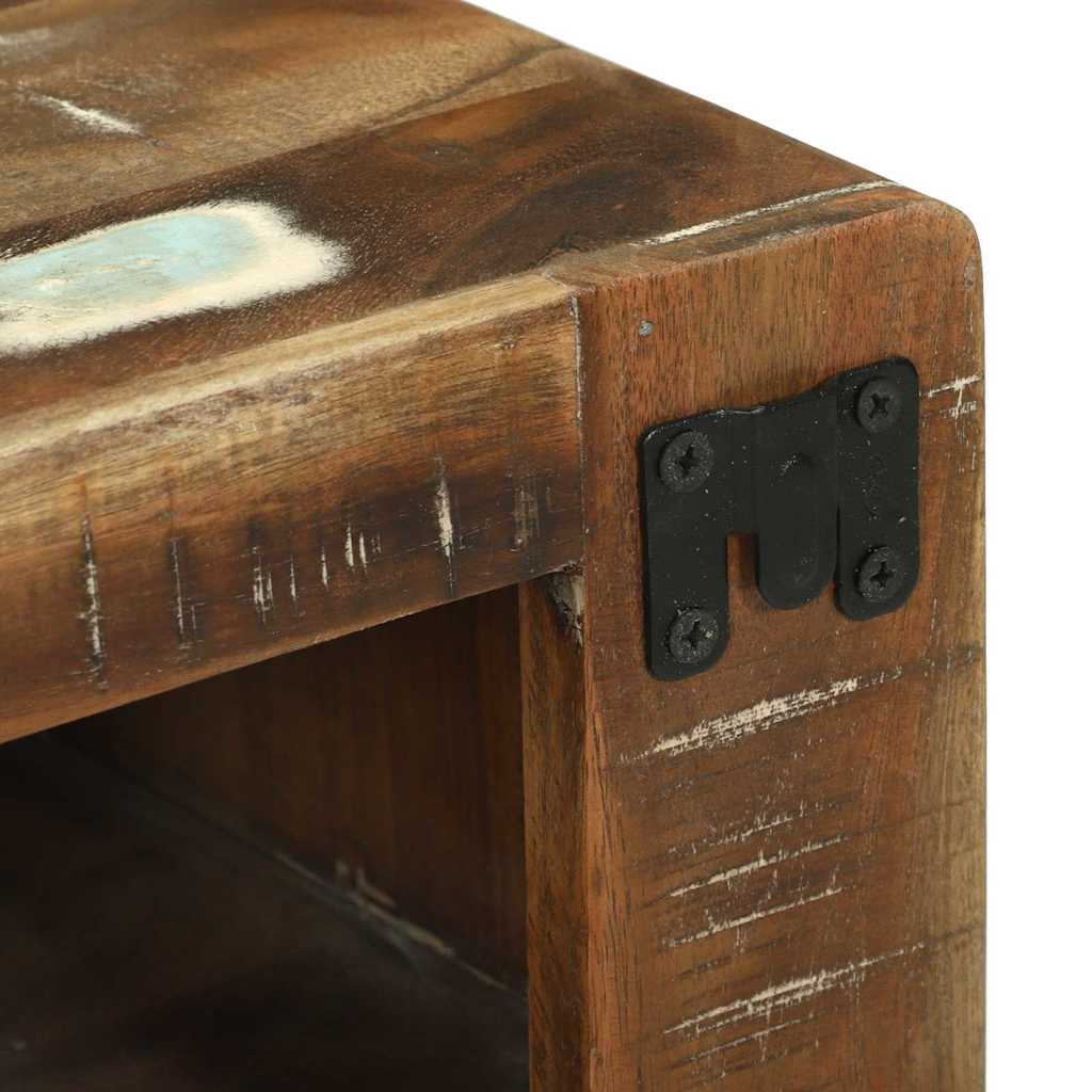 TV Cabinet Multicolour 60 x 32 x 36 cm Solid Reclaim wood