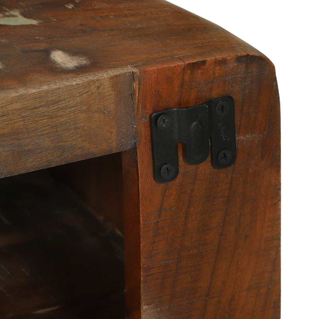 TV Cabinet Multicolour 80 x 32 x 36 cm Solid Reclaim wood