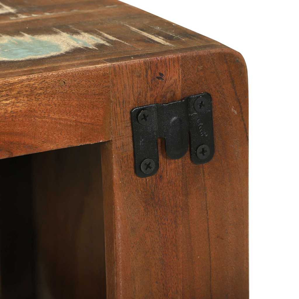 TV Cabinet Multicolour 36 x 30 x 54 cm Solid Reclaim wood