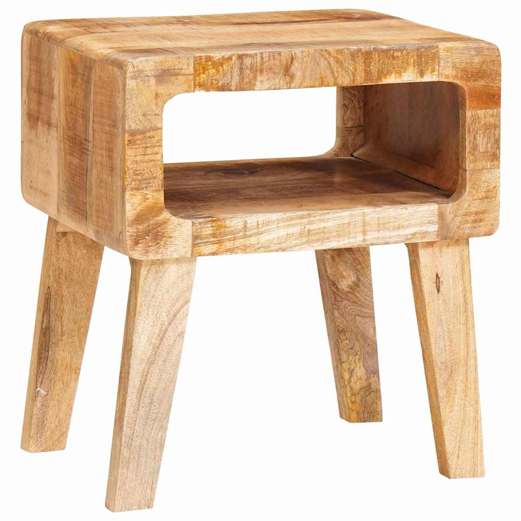 End Tables with Shelf 40 x 32 x 46 cm Solid mango wood