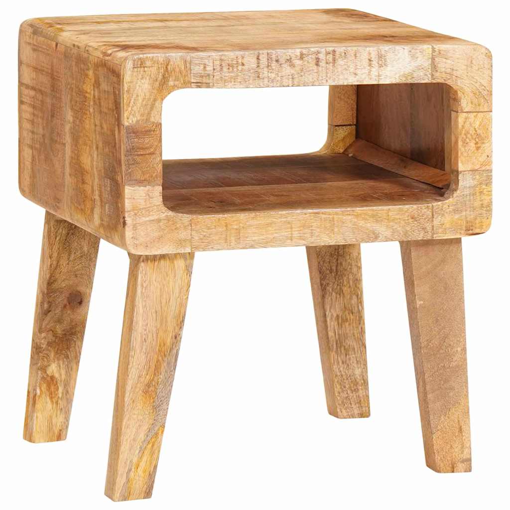 End Tables with Shelf 40 x 32 x 46 cm Solid mango wood