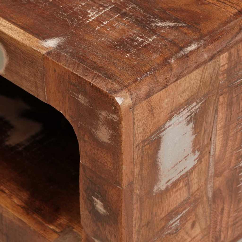 End Tables Multicolour 40 x 40 x 49 cm Solid reclaimed wood