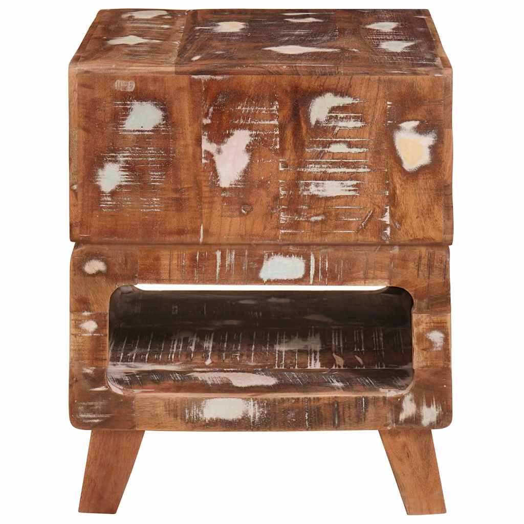 End Tables Multicolour 40 x 40 x 49 cm Solid reclaimed wood