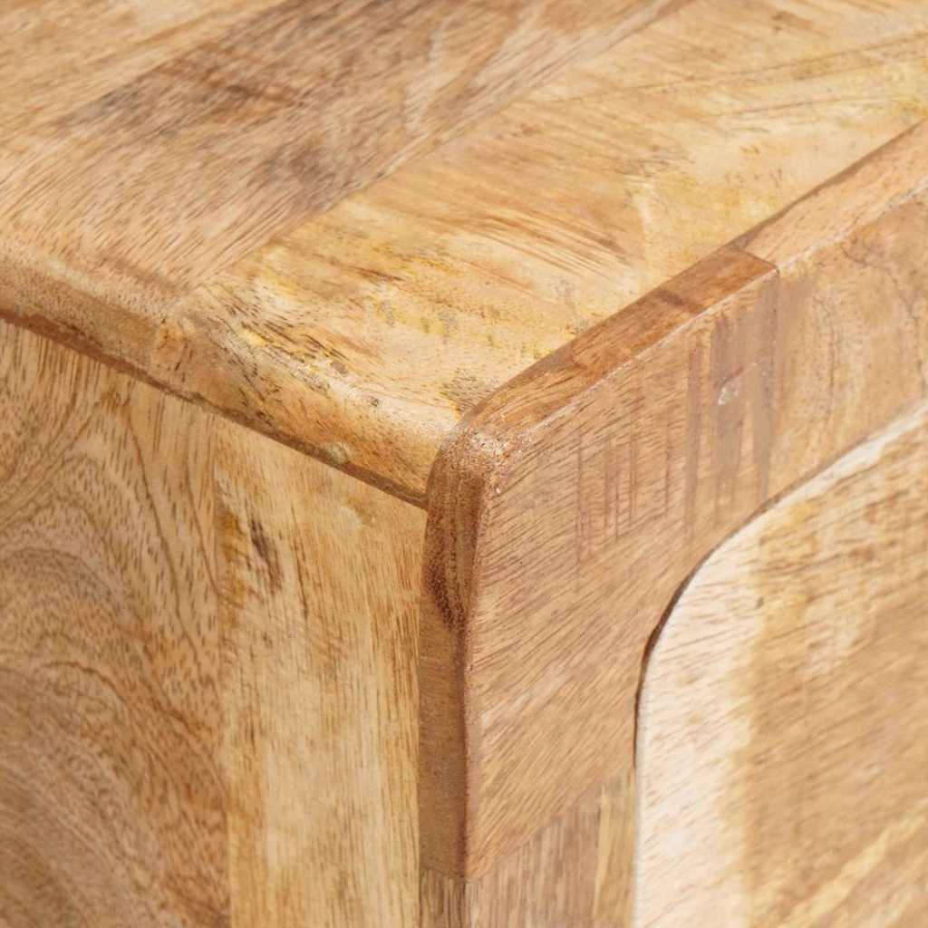 End Tables with Drawer Brown 40 x 32 x 46 cm Solid mango wood