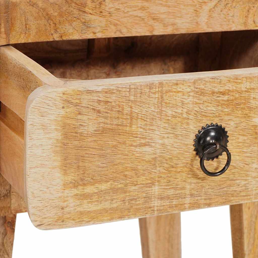 End Tables with Drawer Brown 40 x 32 x 46 cm Solid mango wood
