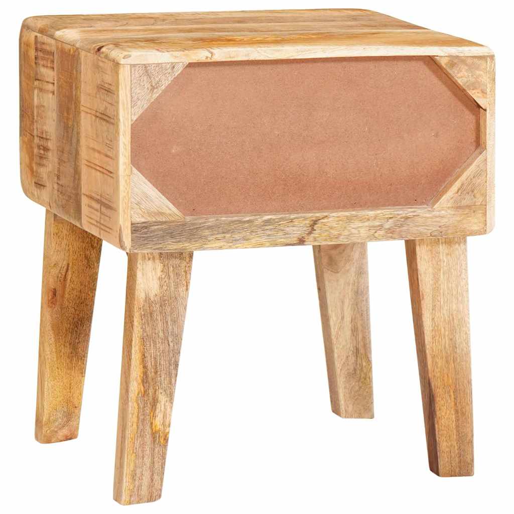 End Tables with Drawer Brown 40 x 32 x 46 cm Solid mango wood