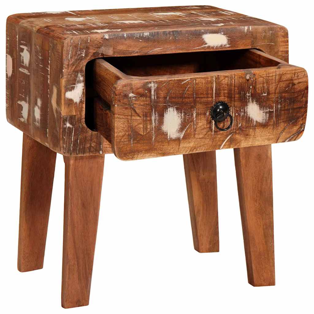 End Tables Multicolour 40 x 32 x 46 cm Solid reclaimed wood