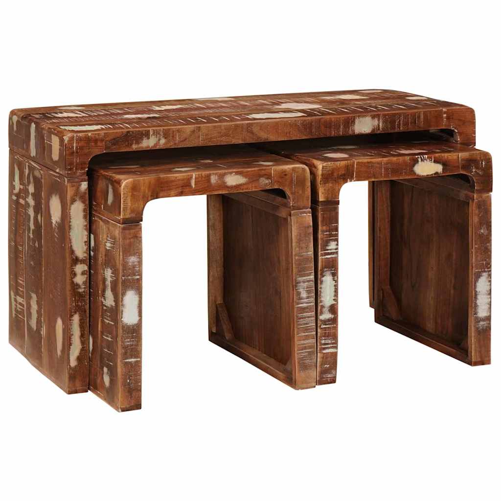 Nesting Tables Solid reclaimed wood