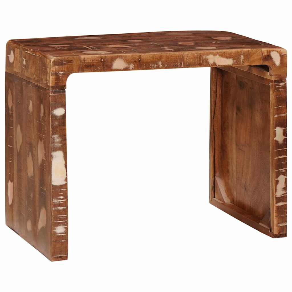 End Table 60 x 35 x 45 cm Solid reclaimed wood