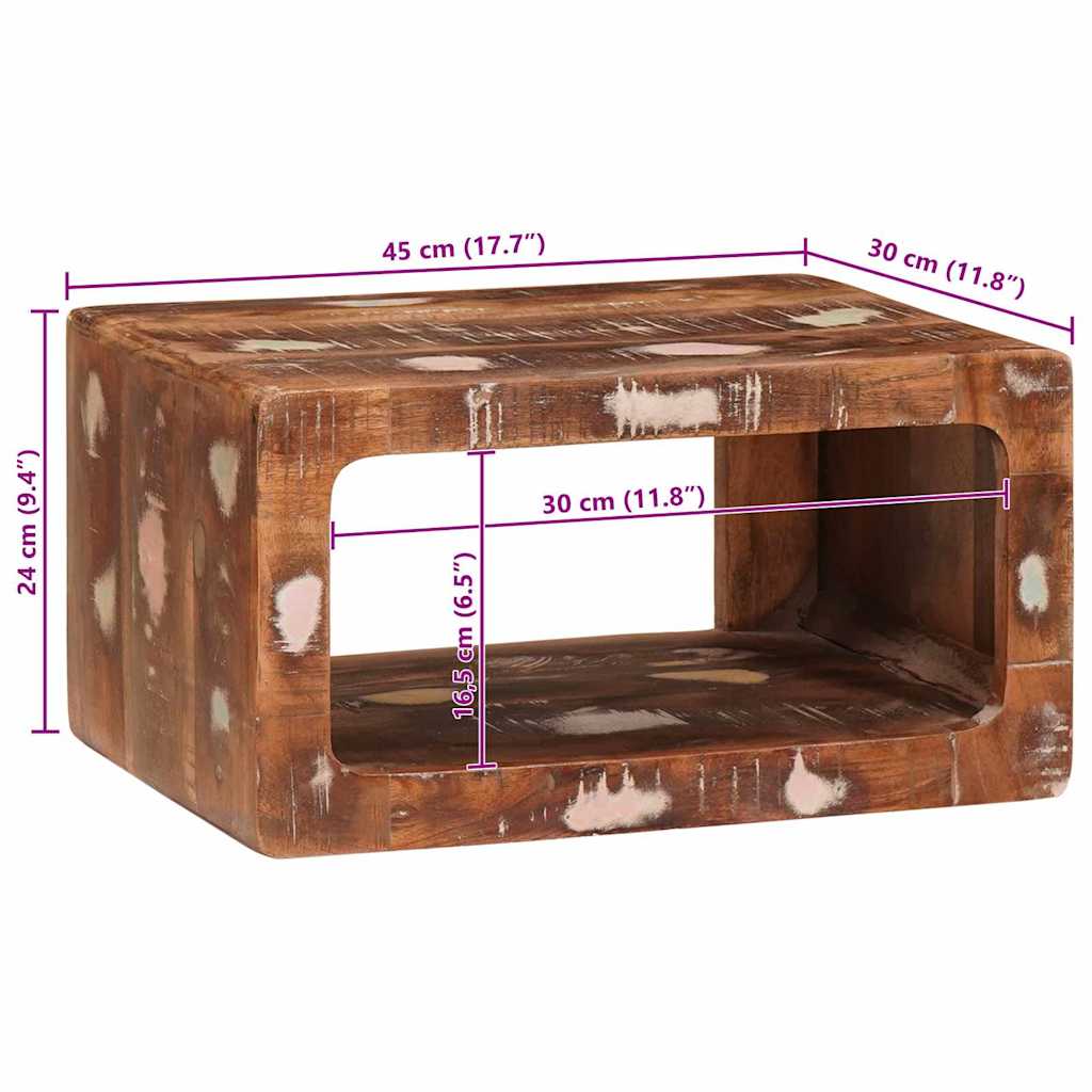 Bedside Tables 45 x 30 x 24 cm Solid reclaimed wood