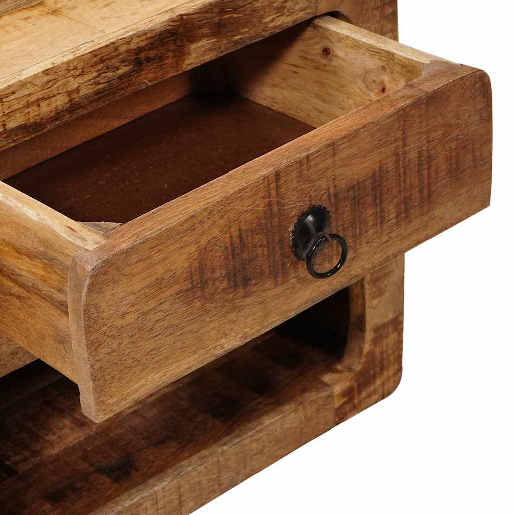 Wall-mounted Bedside Cabinet with Drawer Brown 40 x 30 x 36 cm