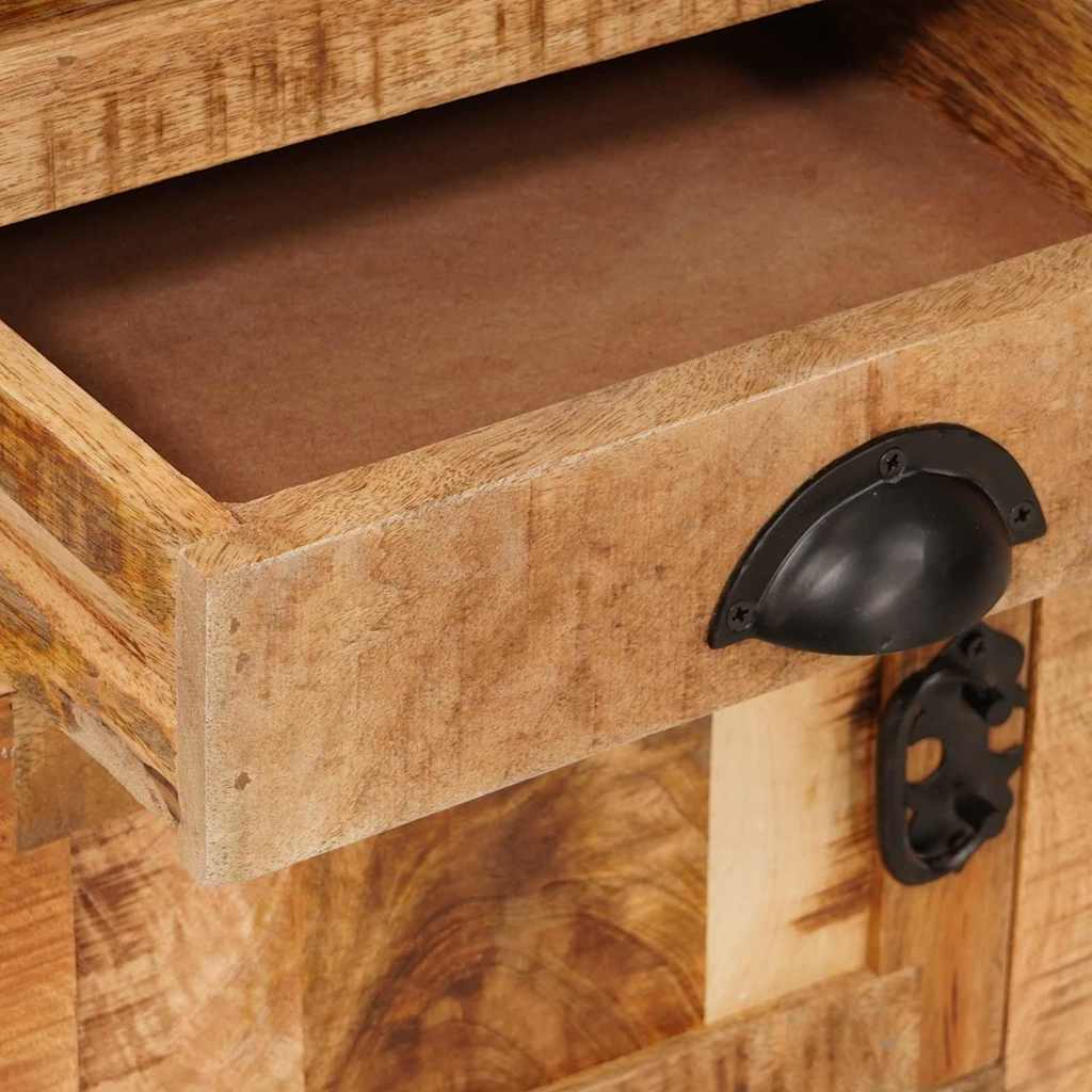 Highboard with Drawer Brown 40 x 30 x 120.5 cm Solid mango wood