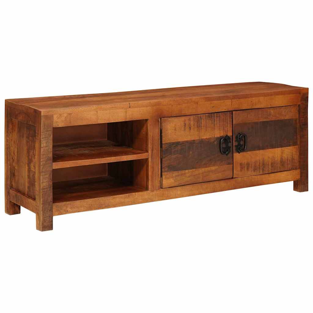 TV Cabinet Brown 110 x 30 x 40 cm Solid mango wood