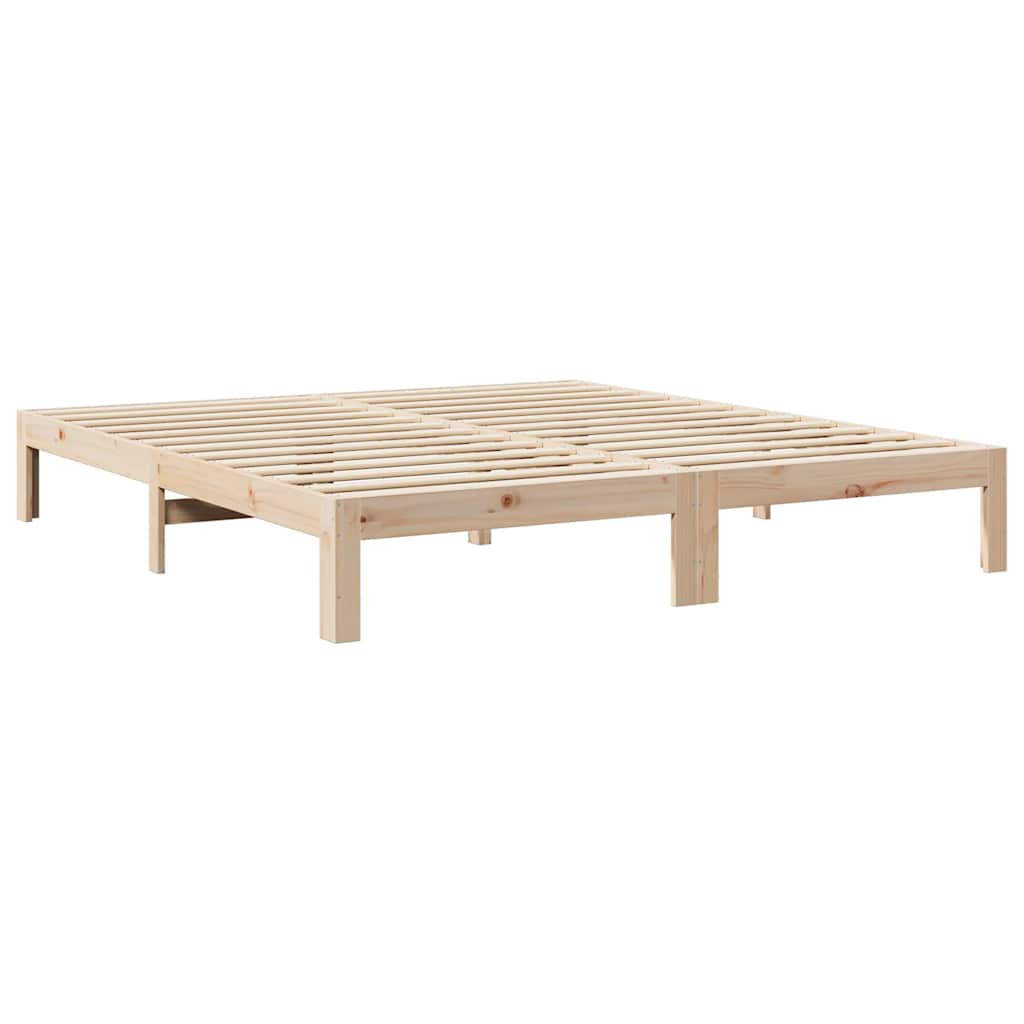 Bed Frame without Mattress 180x200 cm Super King Solid Wood Pine