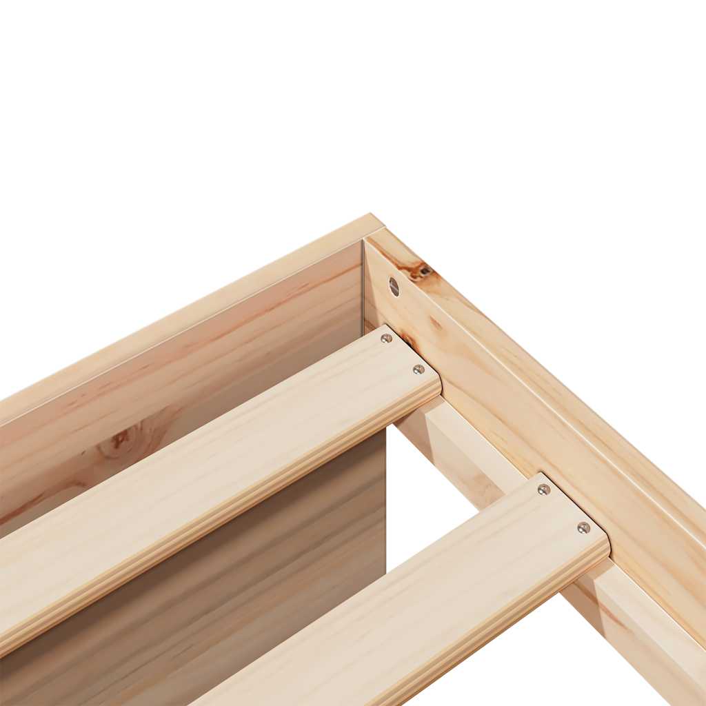 Day Bed without Mattress 100x200 cm Solid Wood Pine