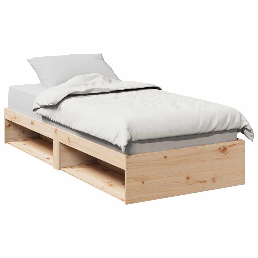 Day Bed without Mattress 100x200 cm Solid Wood Pine